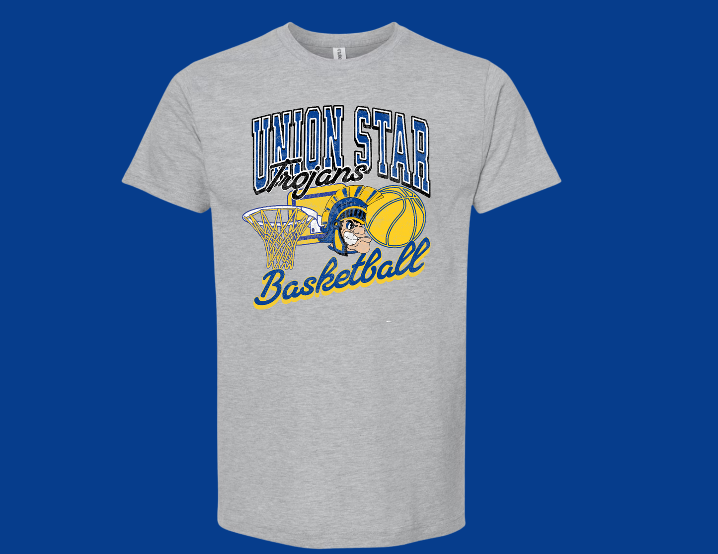 Vintage School Basketball Mascot