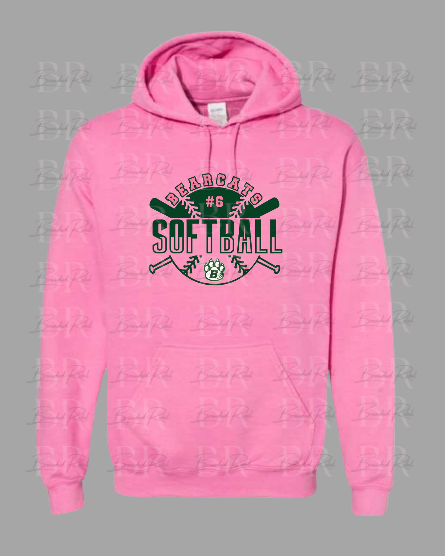 Bearcats Softball Number and Logo