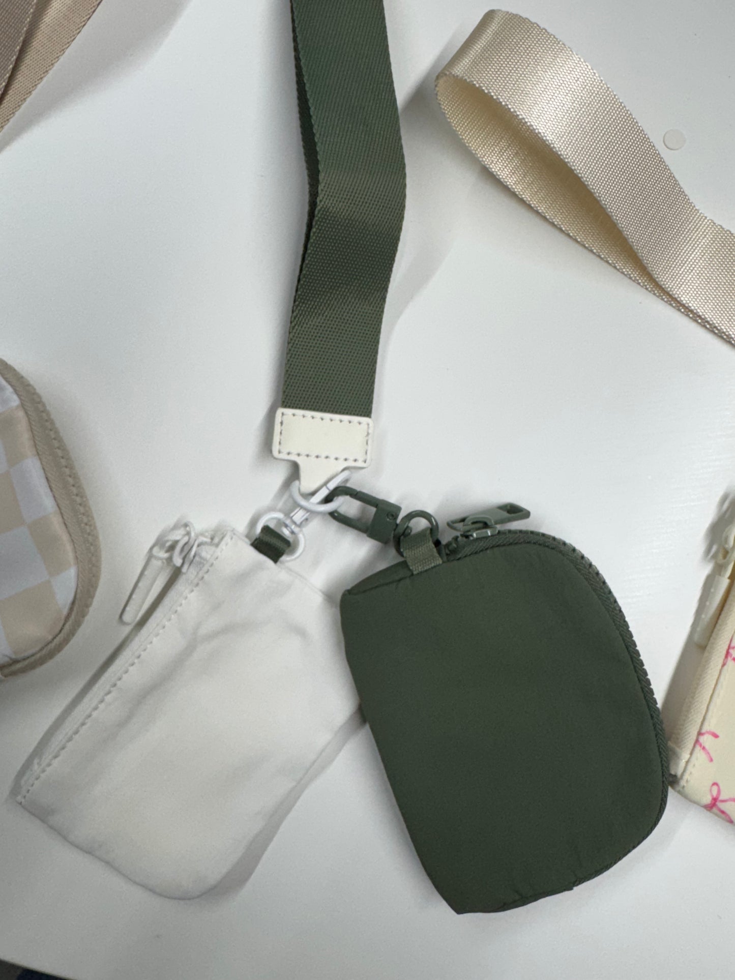 Zenana Dual Pouch Wristlet Keychain Wallet