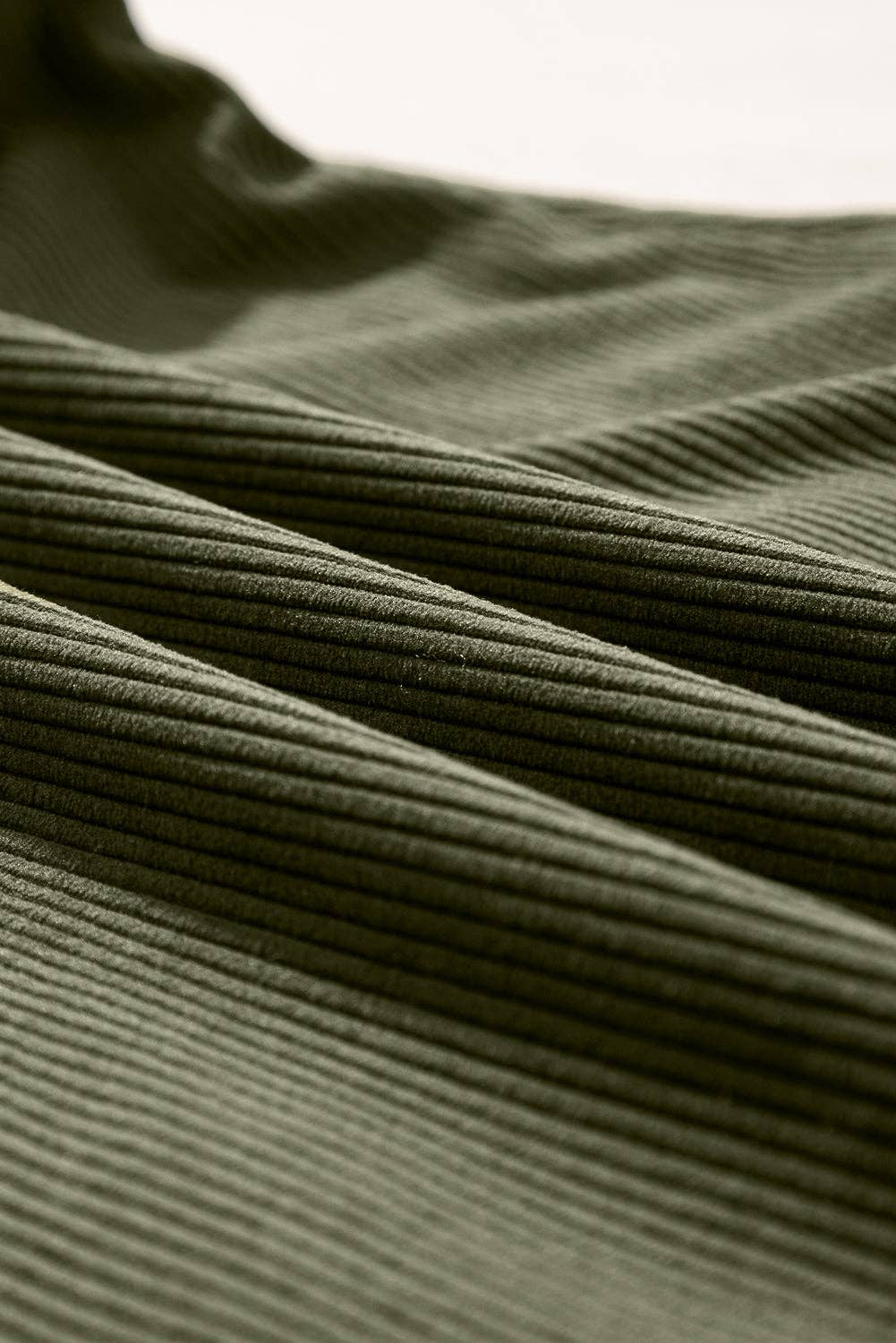 Sleeveless Corduroy Jumper Dress with Utility Pockets
