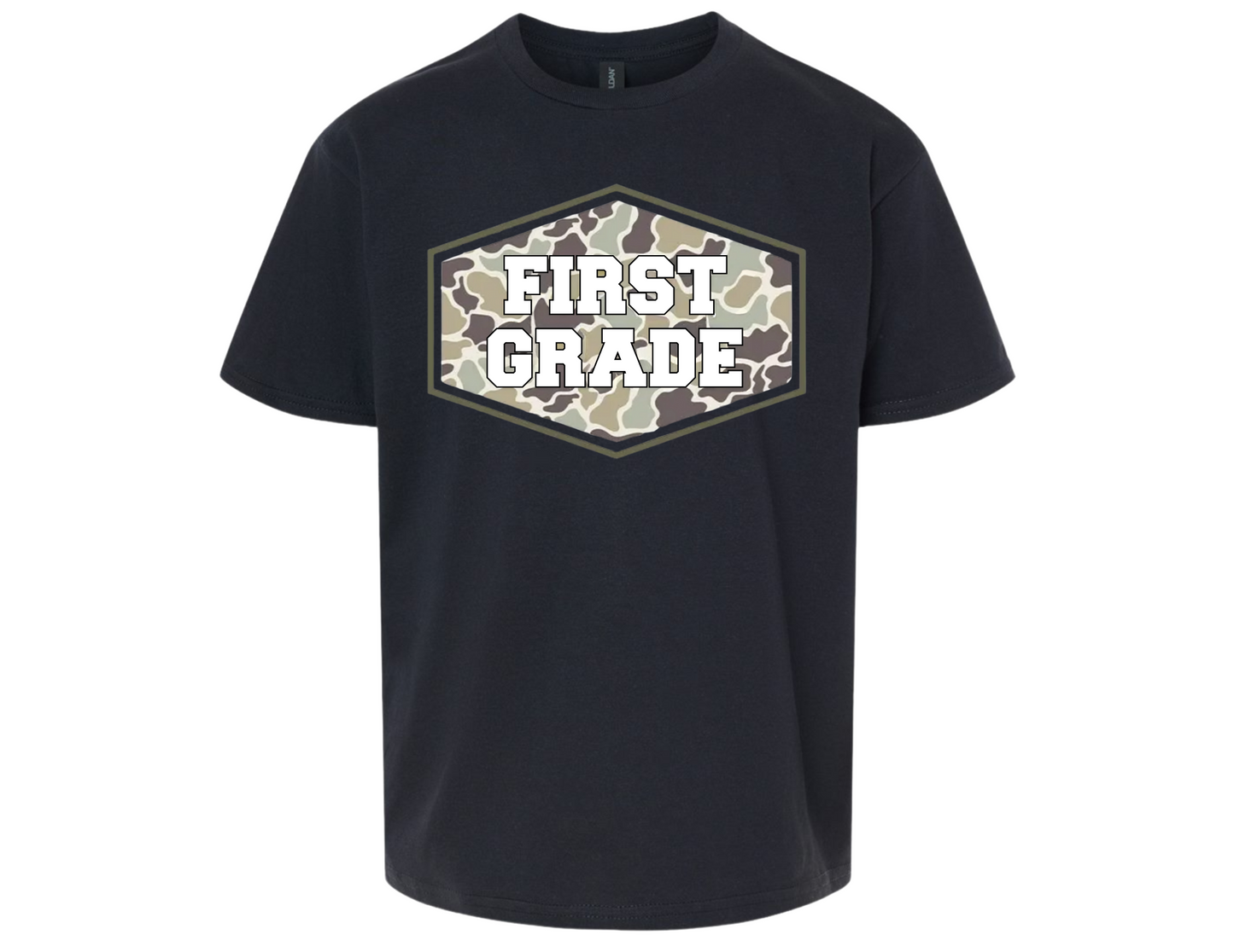 Custom Camo Grade School Tee