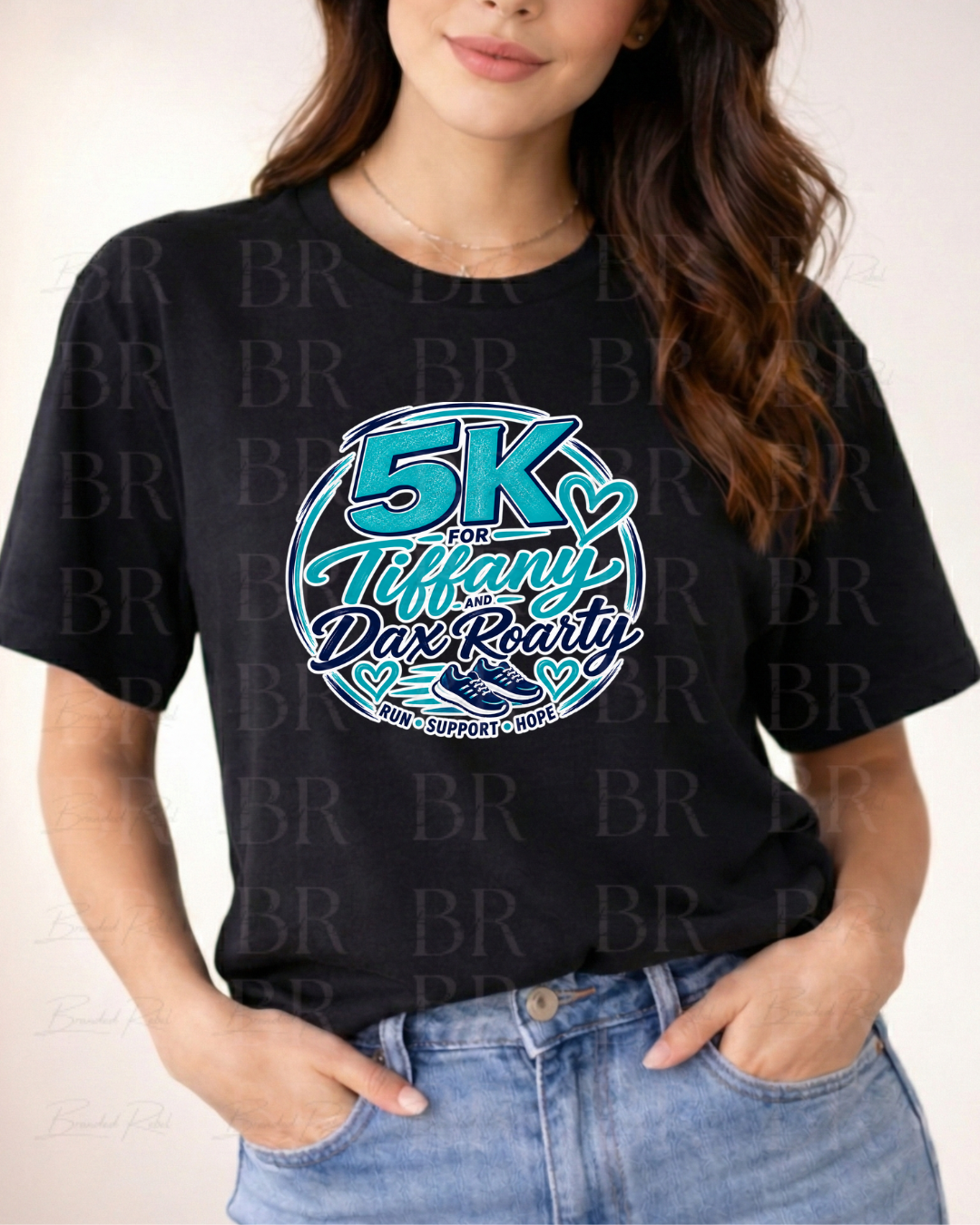 Tiffany & Dax Roarty 5k Shirts