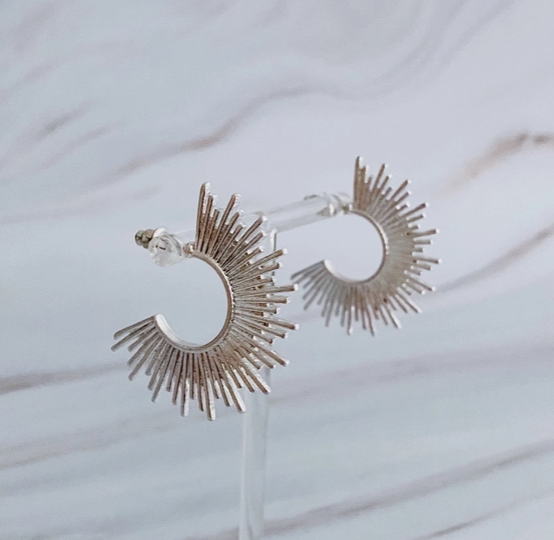 E+Y Pharoh Half Hoop Earrings