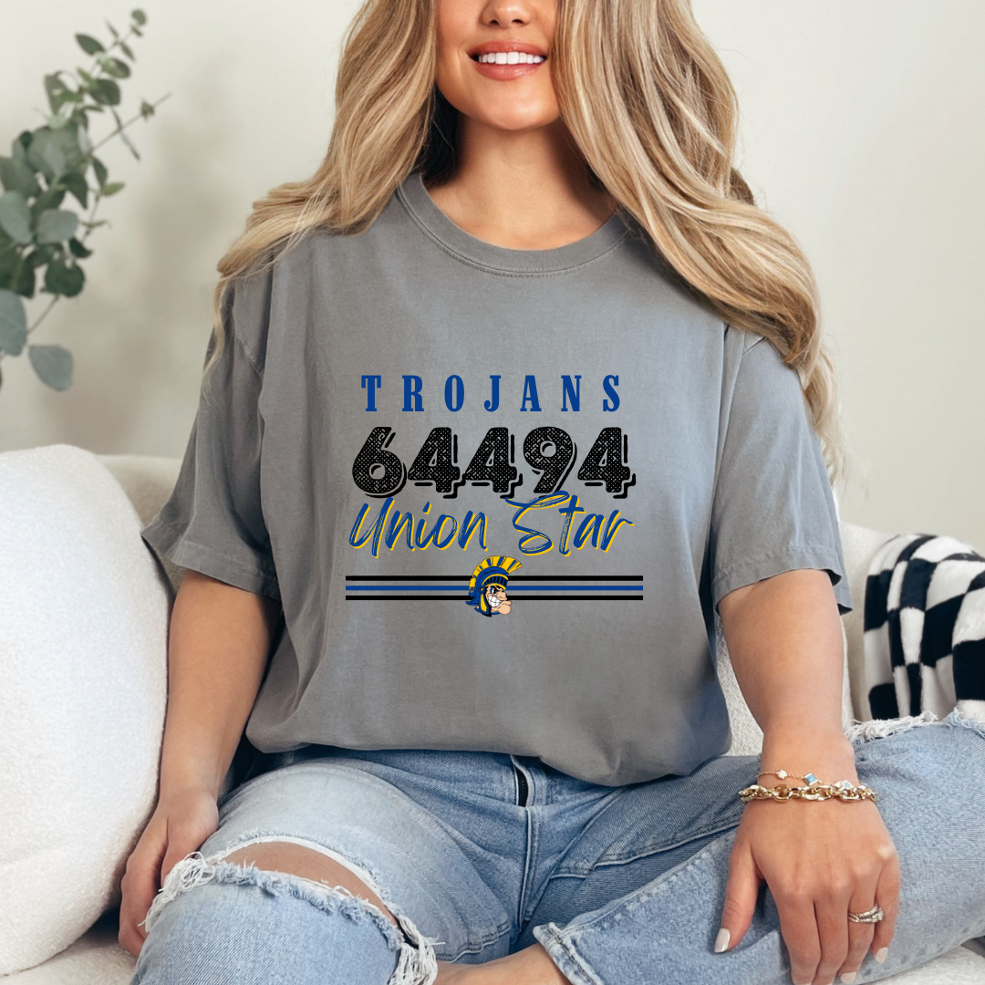 Mascot/Zip code/School Custom Tee