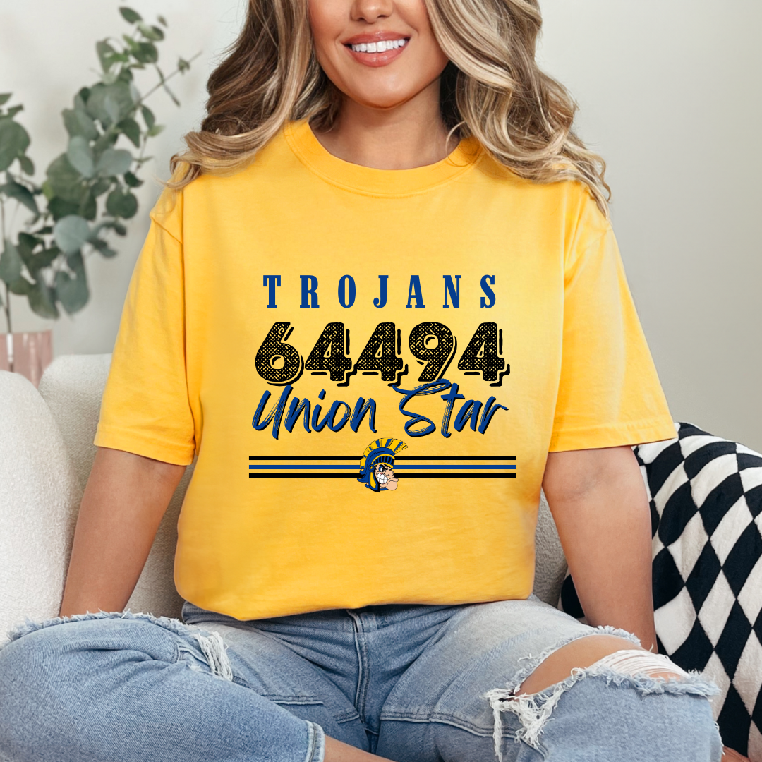 Mascot/Zip code/School Custom Tee