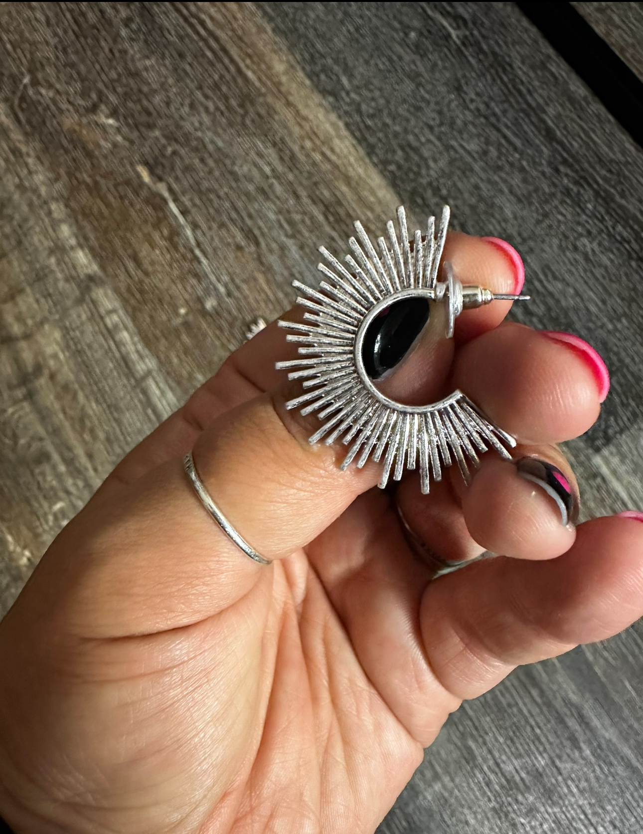 E+Y Pharoh Half Hoop Earrings