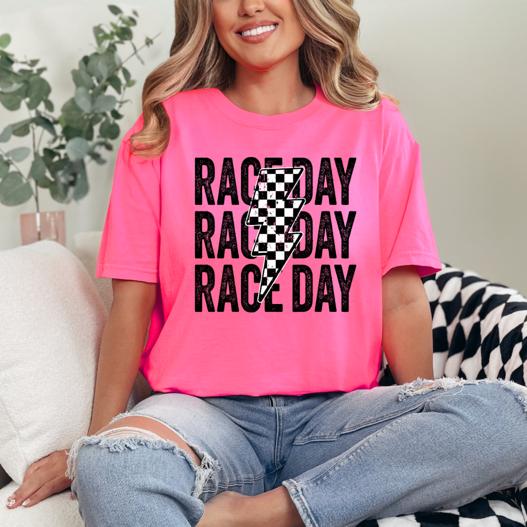 Race Day x3 Graphic Tee