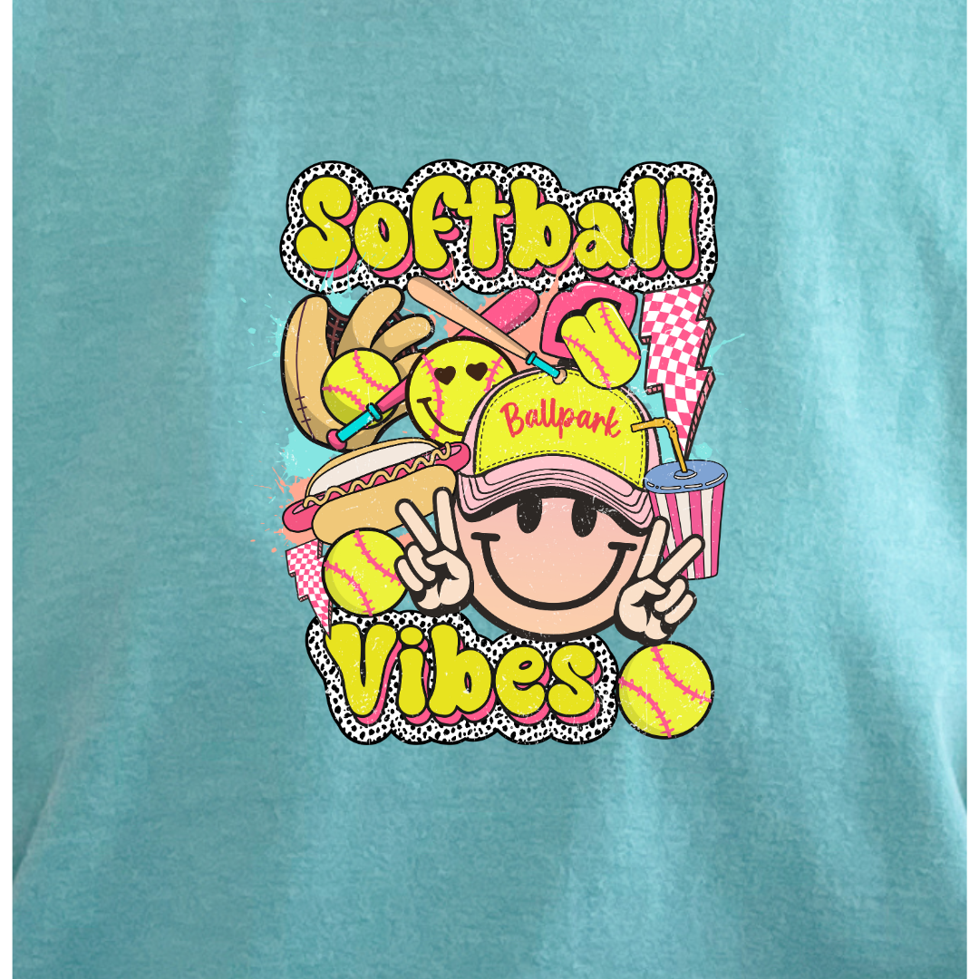 Softball Vibes Graphic Tee