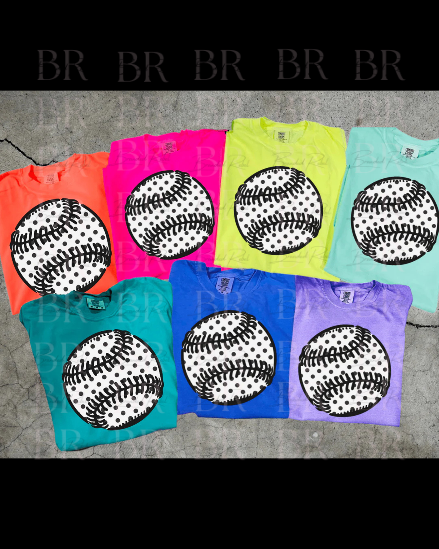 Softball PolkaDots