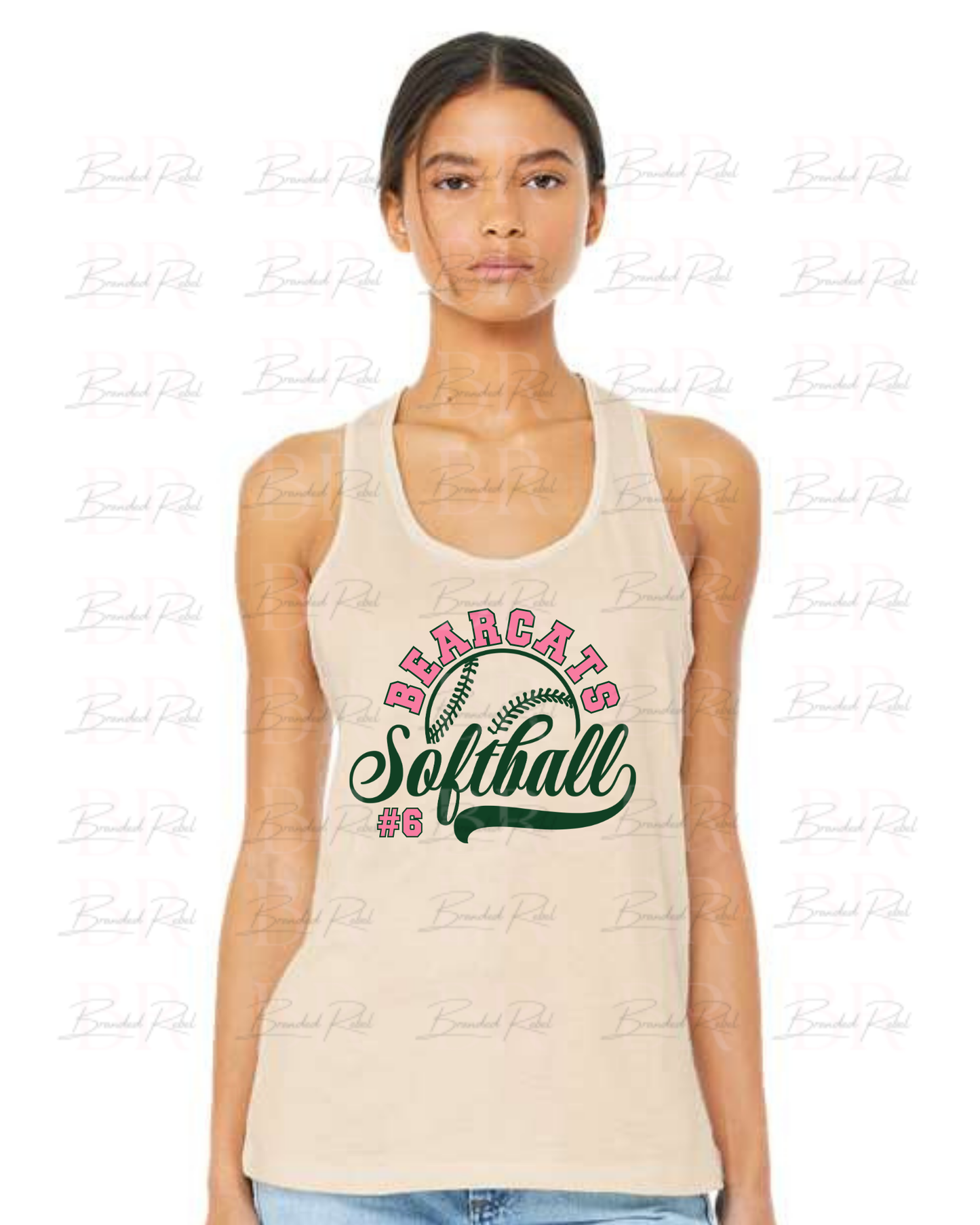 Bearcats Softball with Number