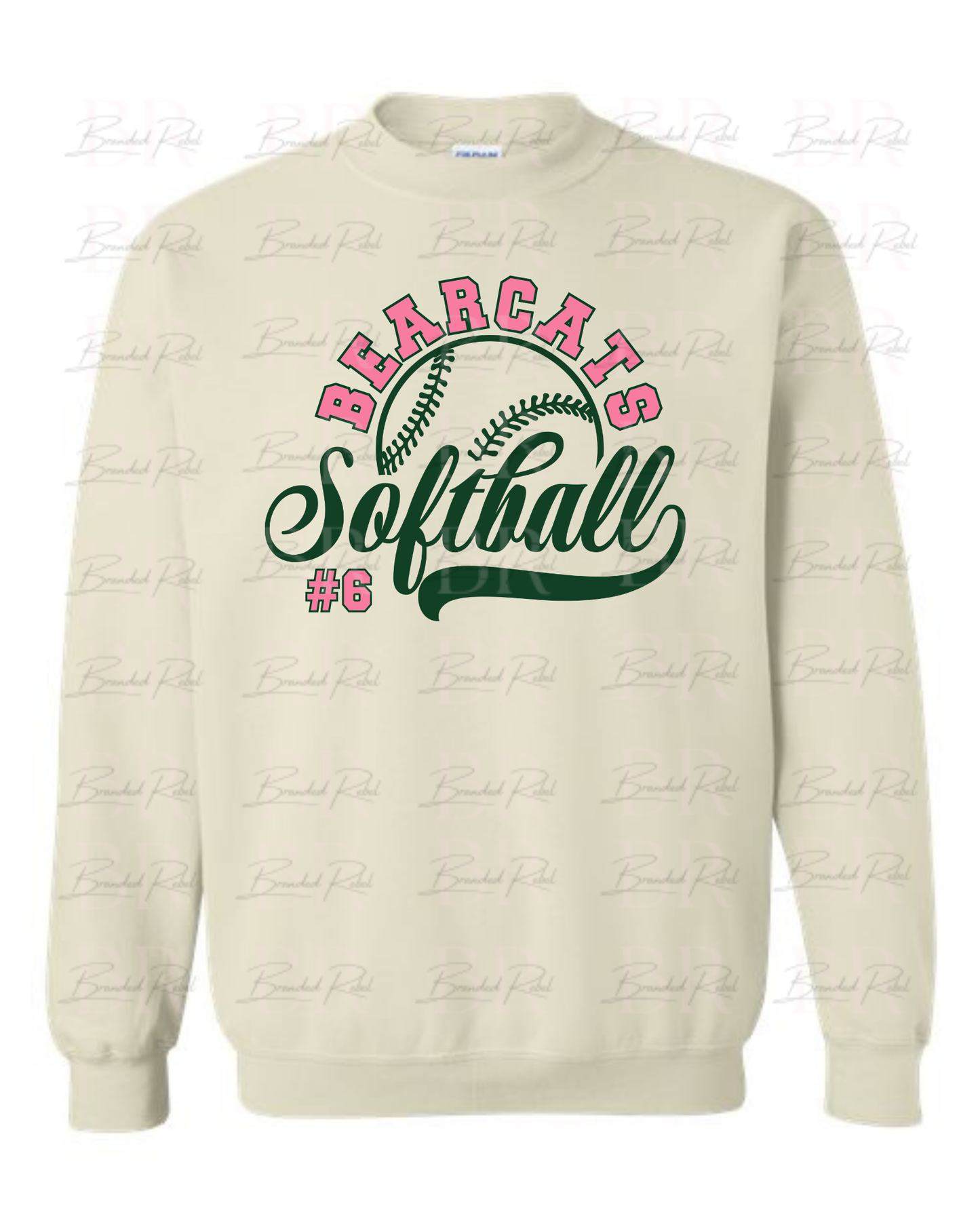 Bearcats Softball with Number