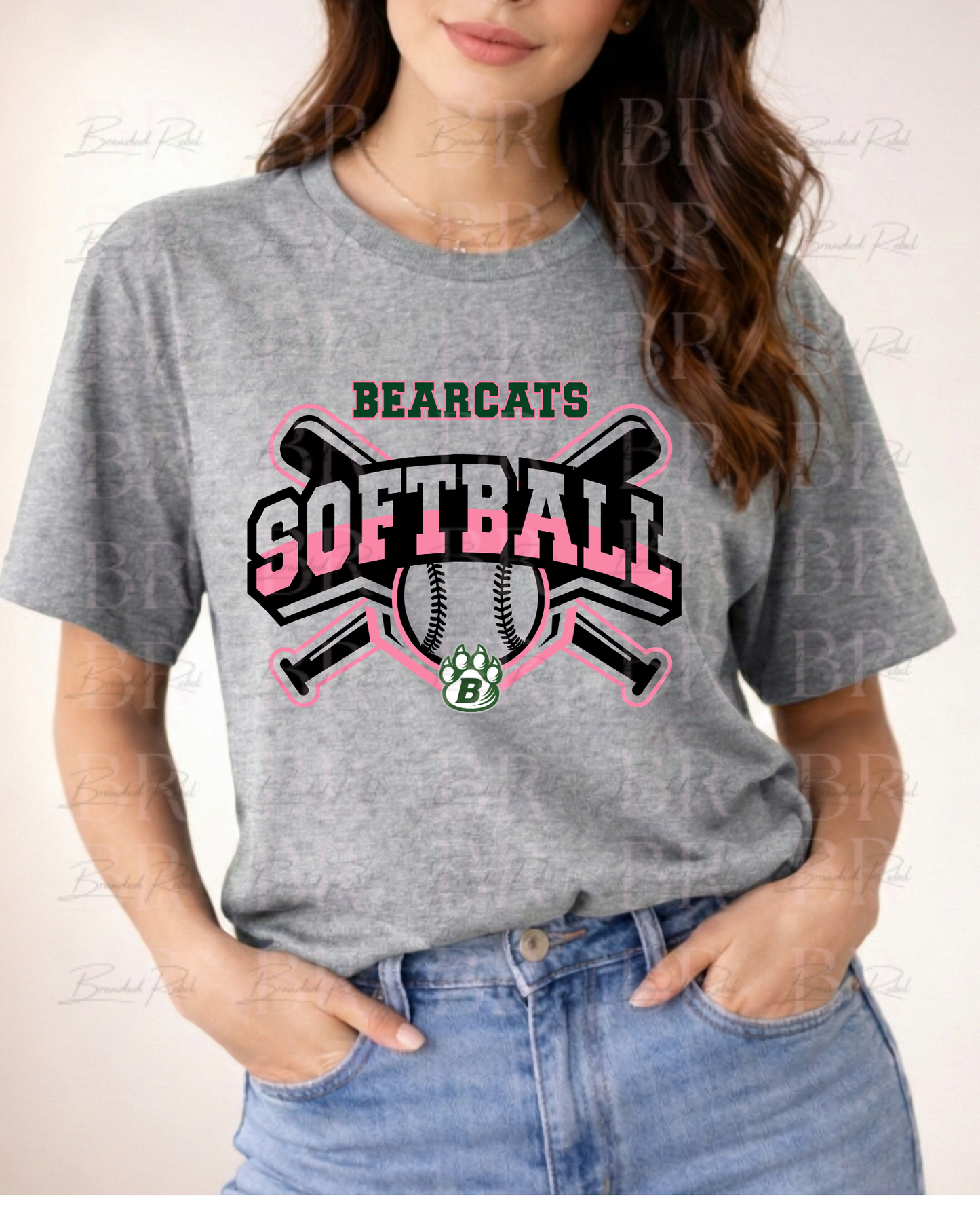 Bearcats Softball Half Tone