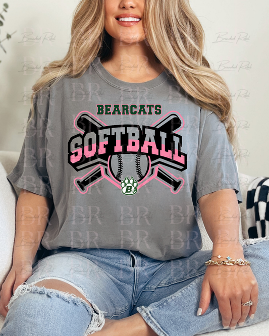 Bearcats Softball Half Tone