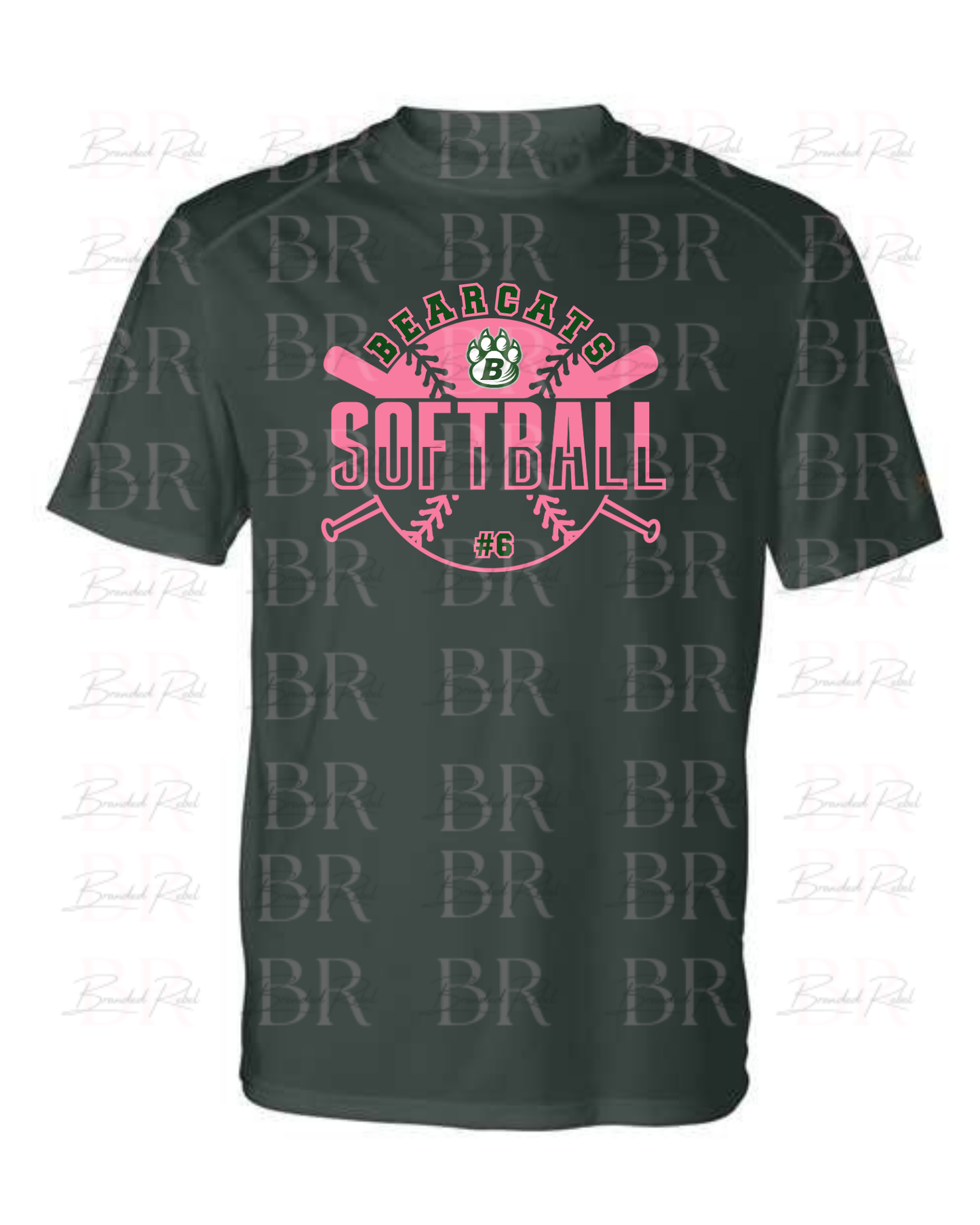 Bearcats Softball Number and Logo