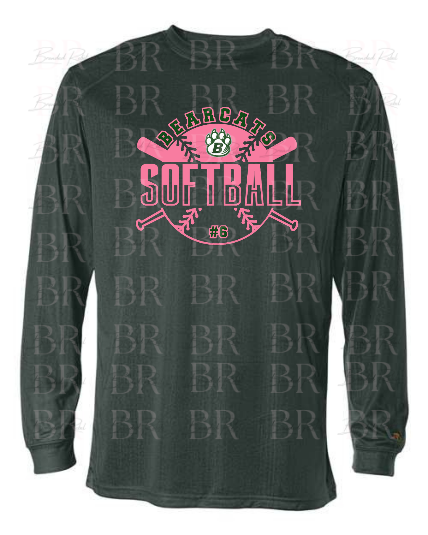 Bearcats Softball Number and Logo