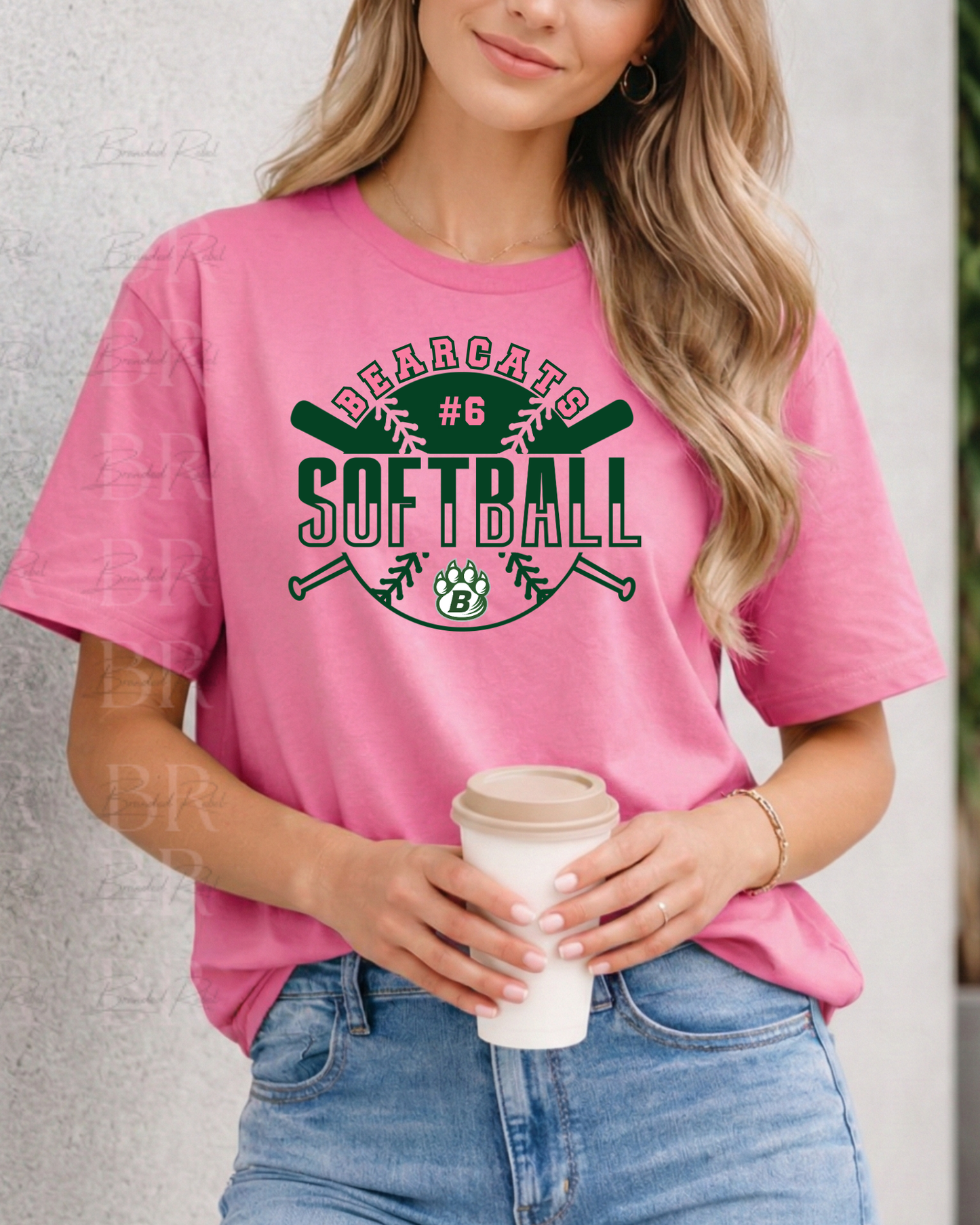 Bearcats Softball Number and Logo