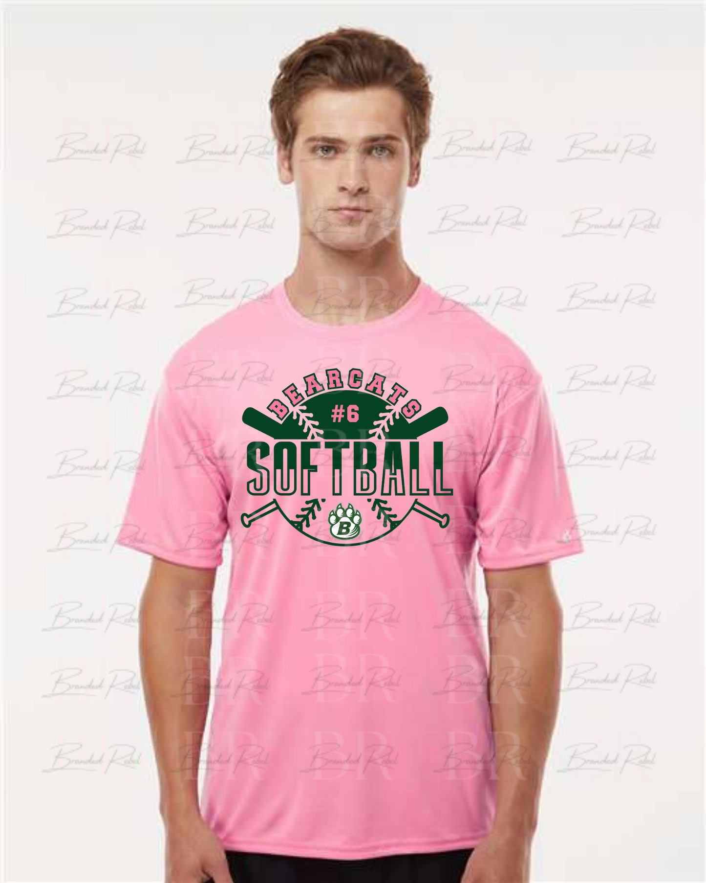 Bearcats Softball Number and Logo