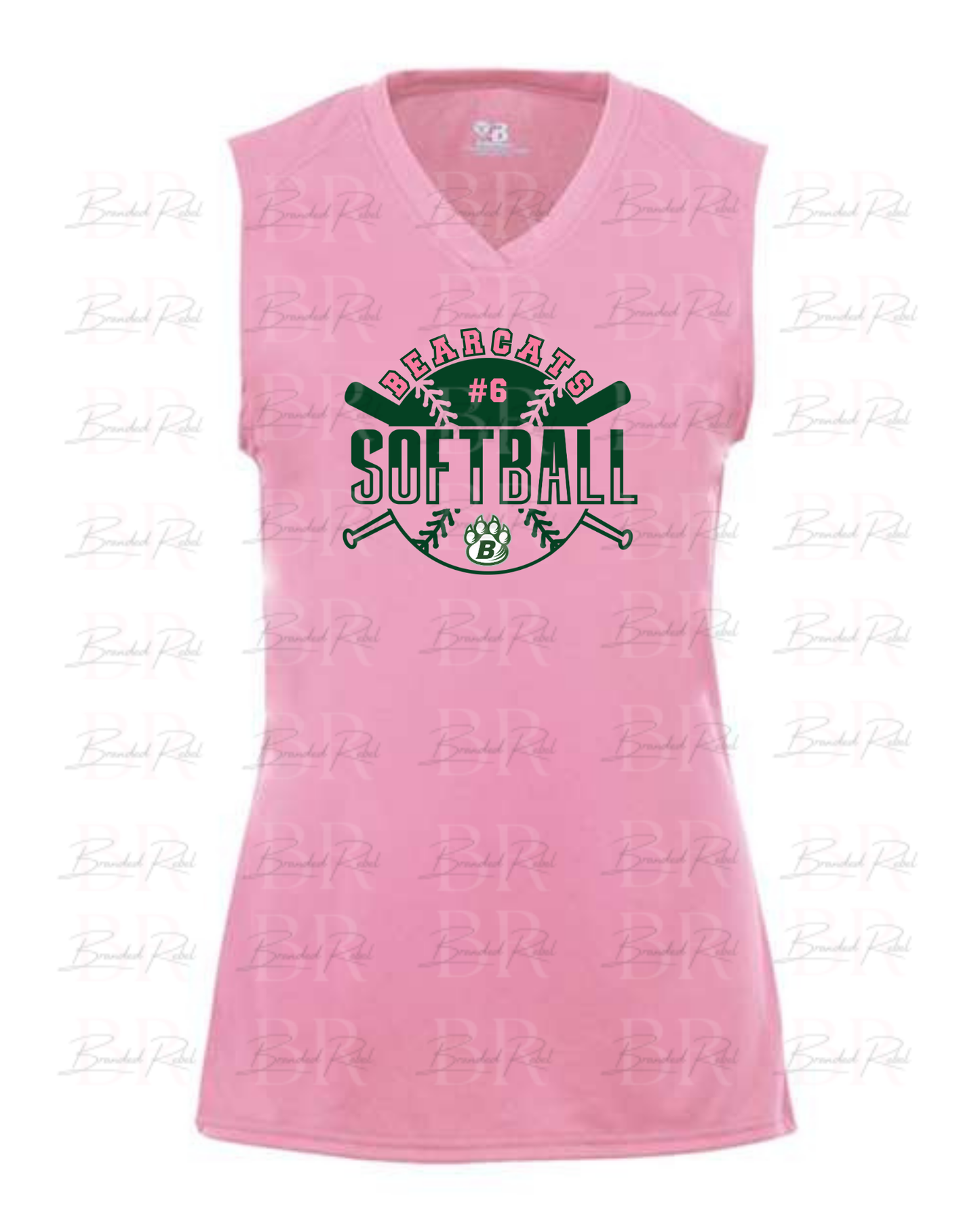 Bearcats Softball Number and Logo