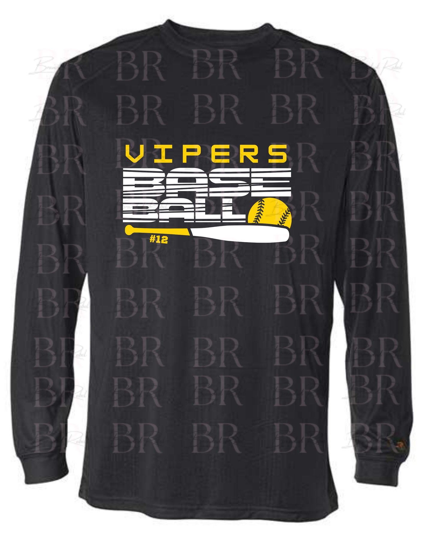 Vipers Lined Baseball