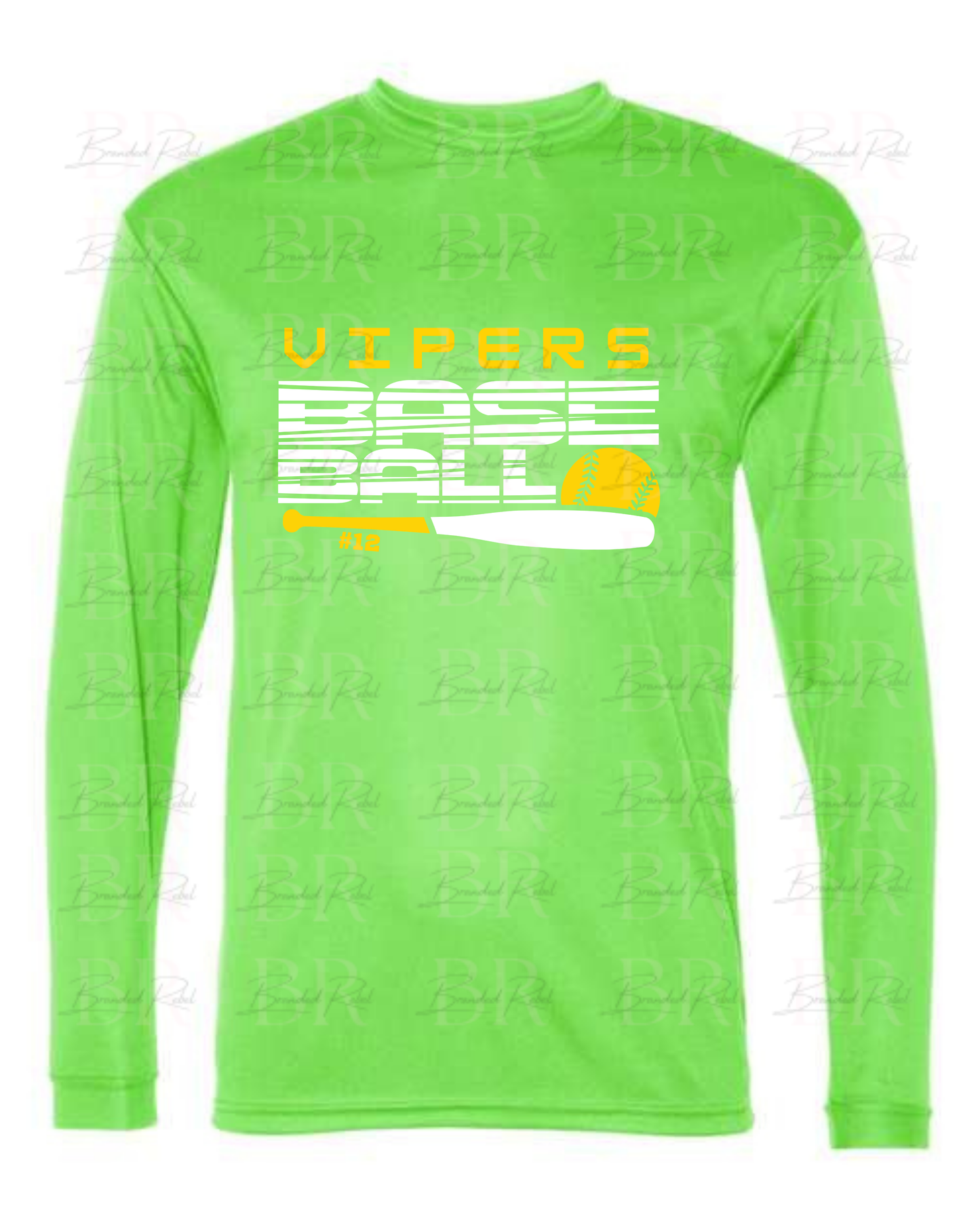 Vipers Lined Baseball