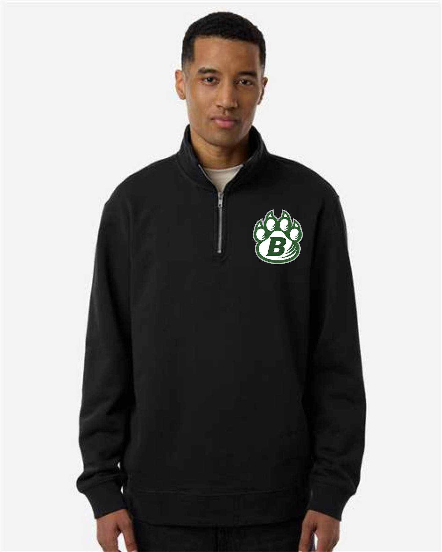 Bearcats 1/4 Zip Left Chest Logo