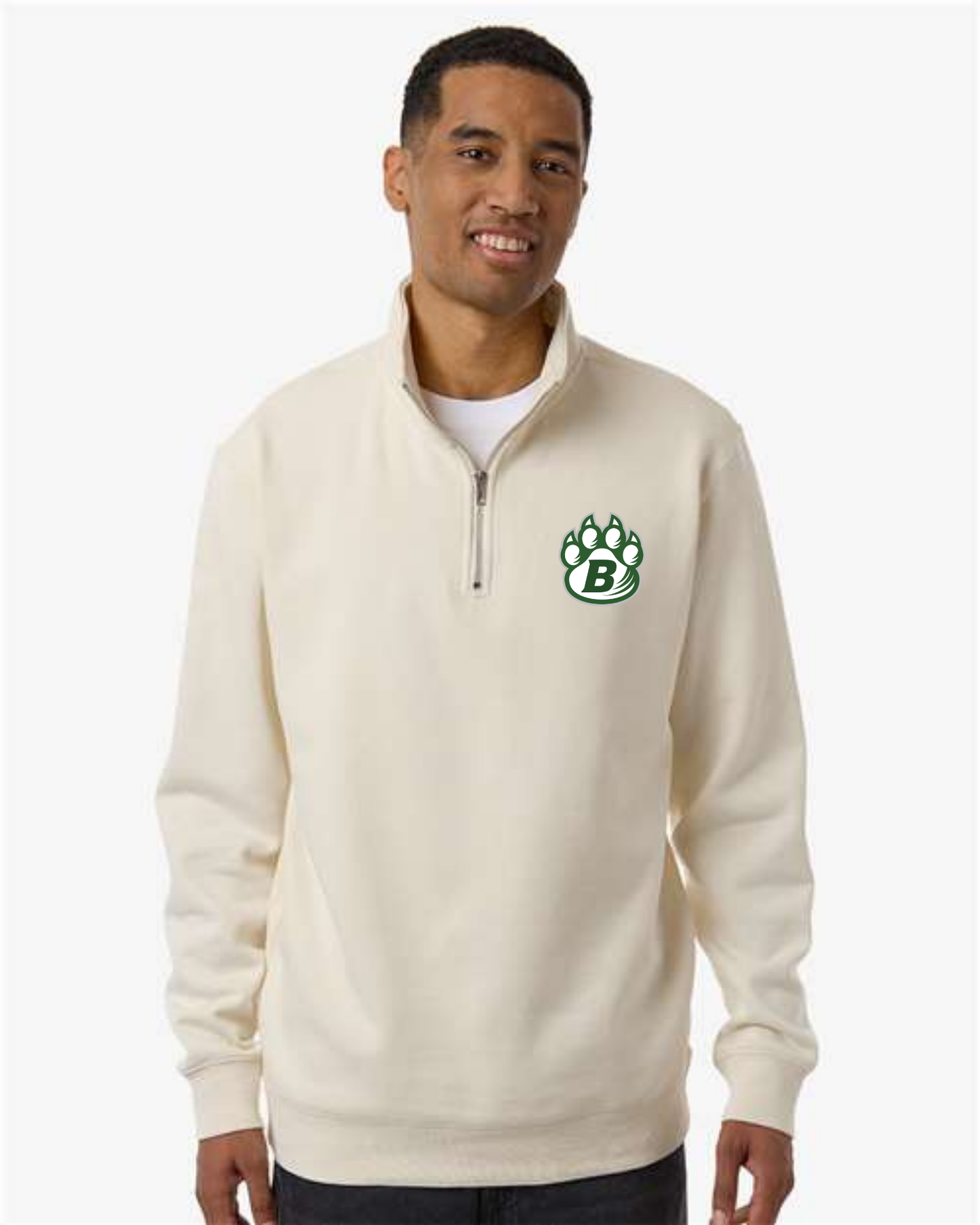 Bearcats 1/4 Zip Left Chest Logo