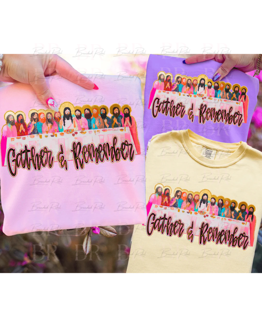 Gather & Remember Jesus Table Tee