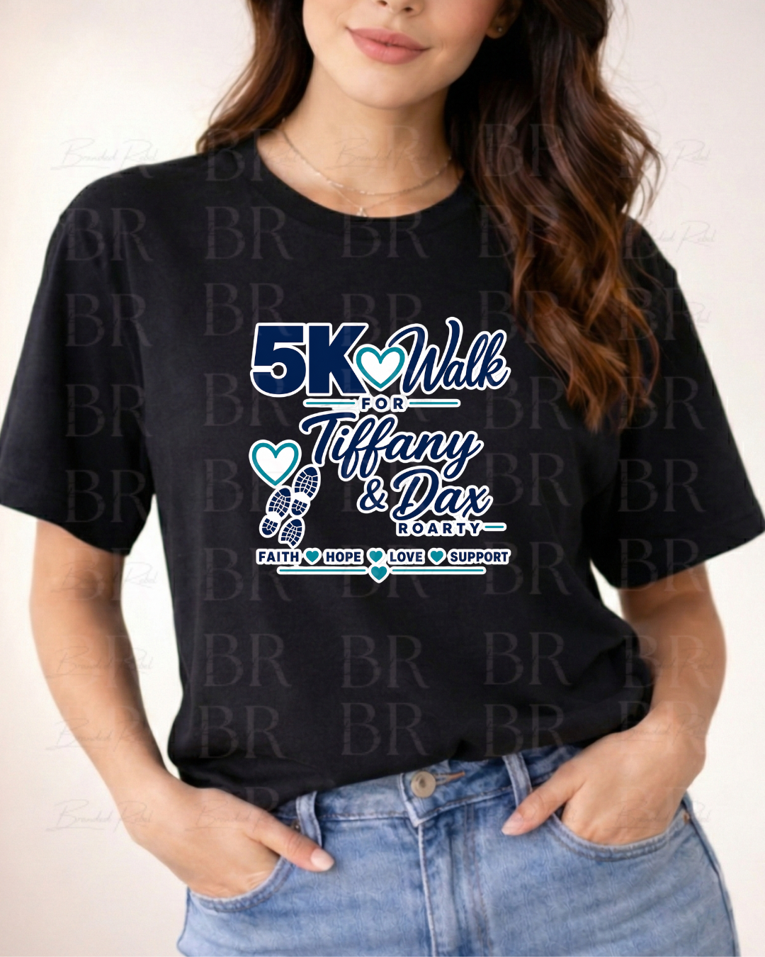 Tiffany & Dax Roarty 5k Shirts