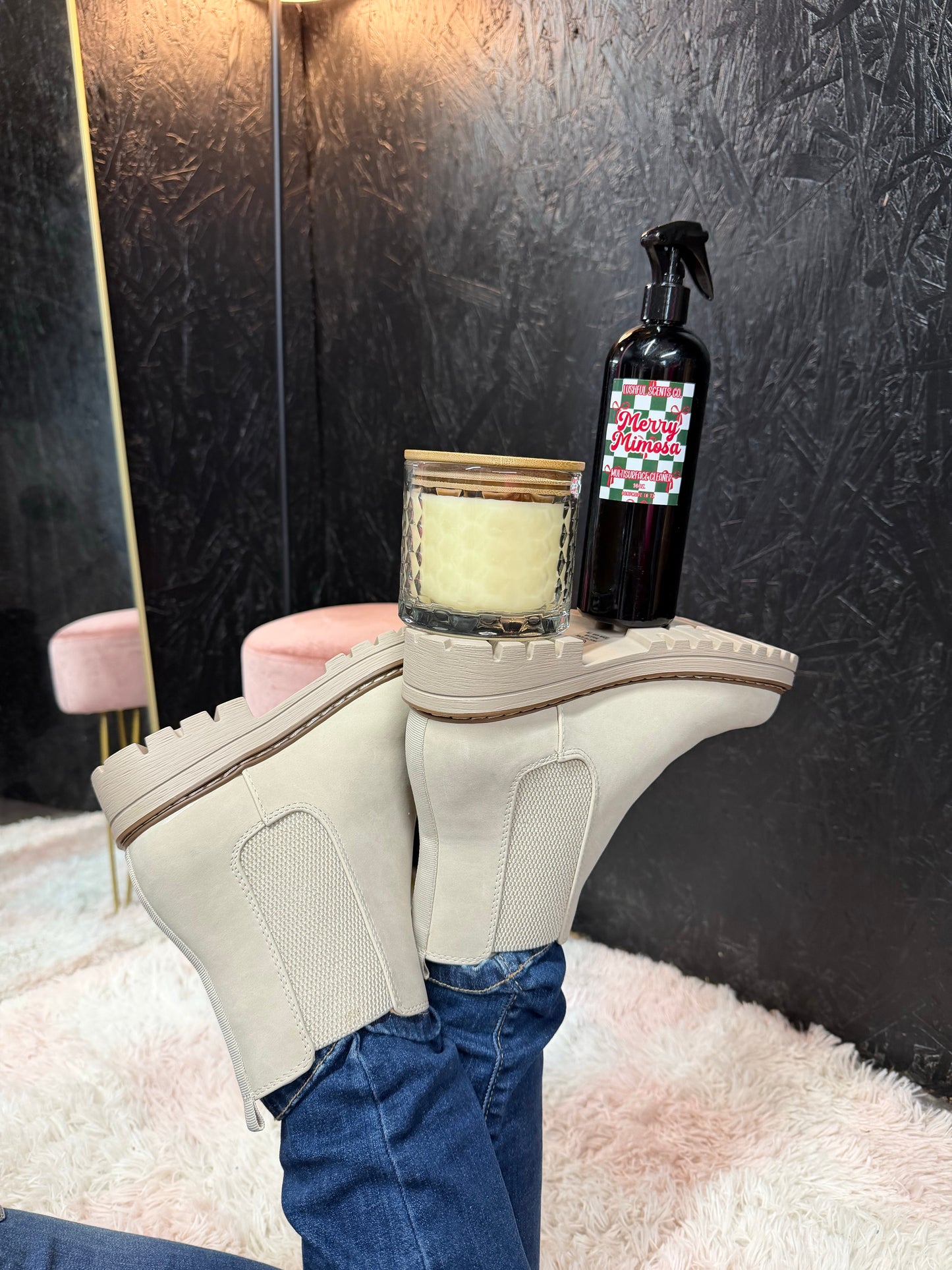 LUG SOLE CHELSEA BOOTS
