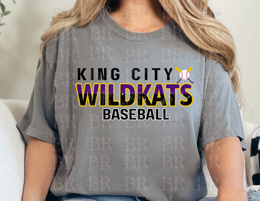 School Mascot 2 Tone Baseball Tee