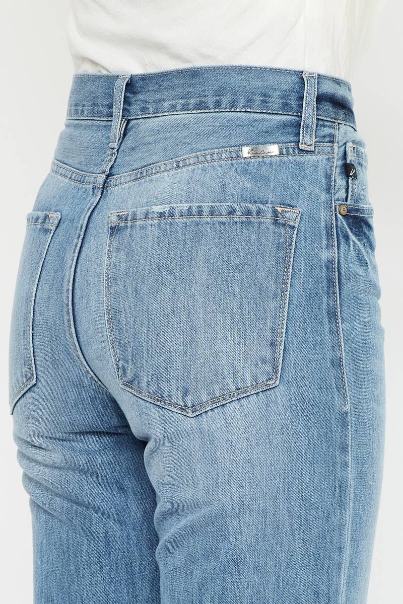 OPEN PACK HIGH RISE 90’S STRAIGHT JEANS-KC7404M