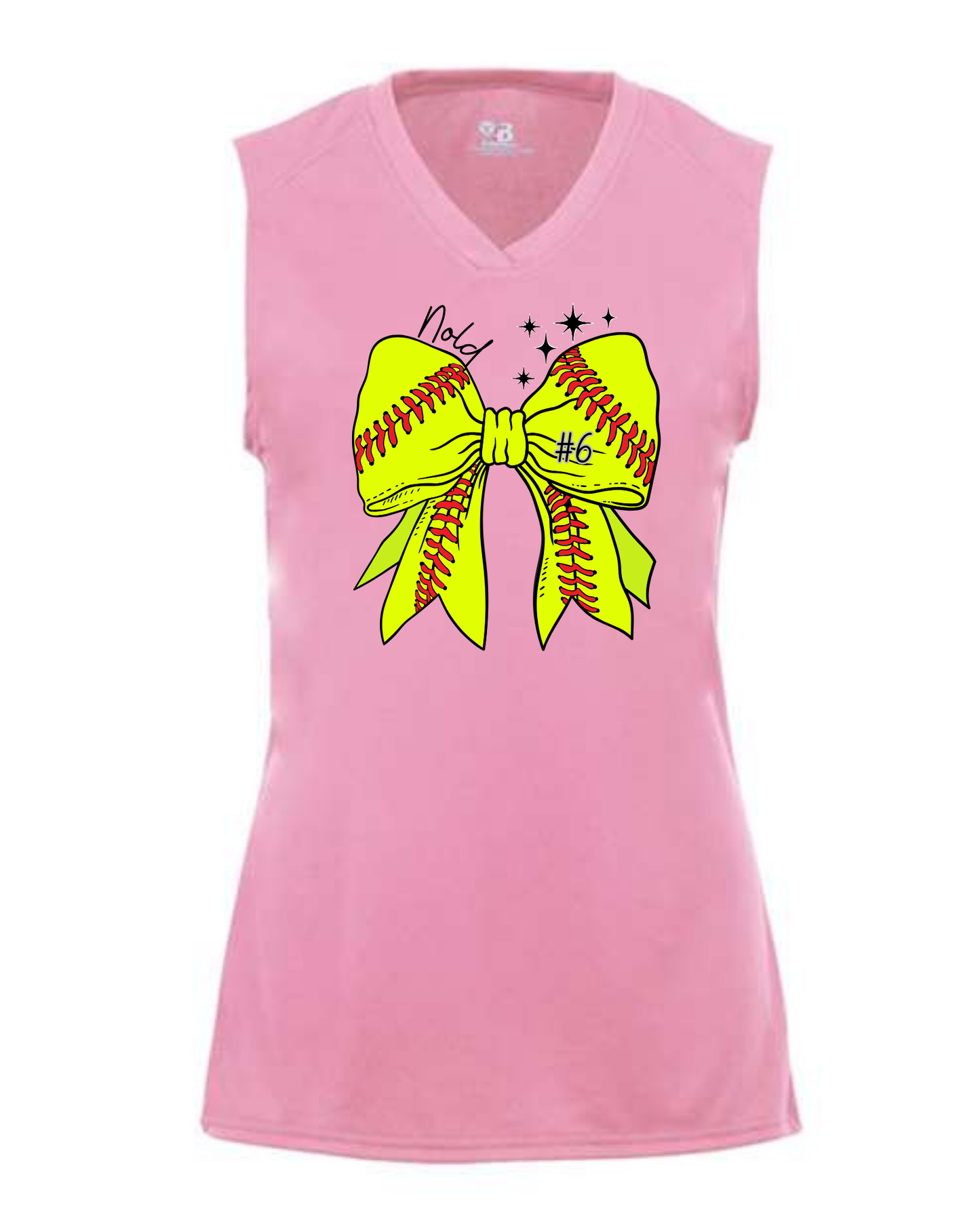 Softball Bow Name & Number