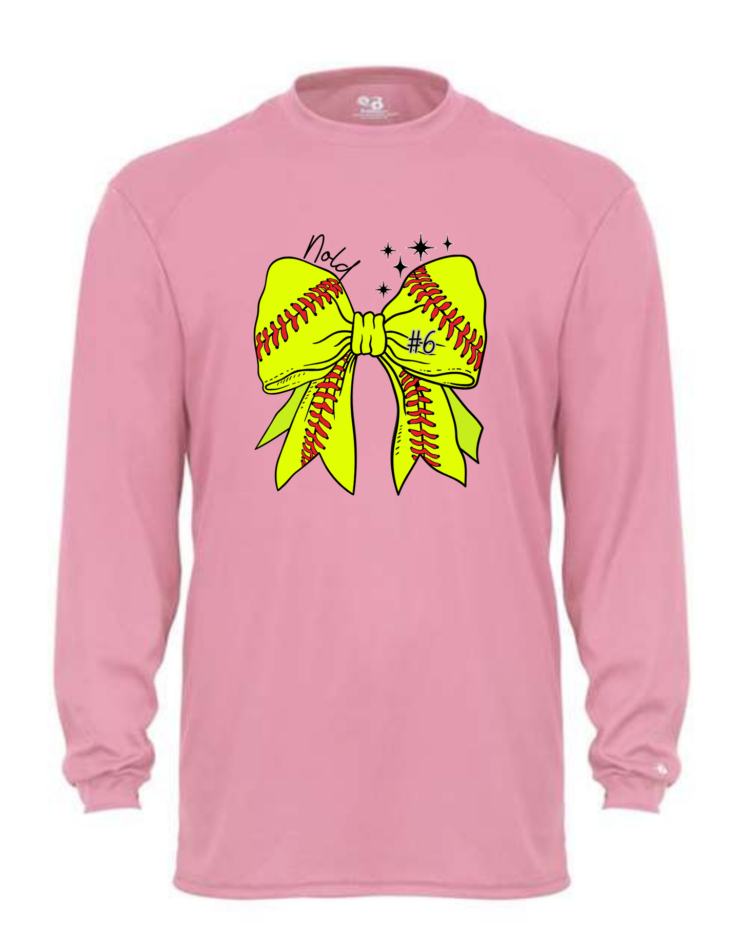 Softball Bow Name & Number