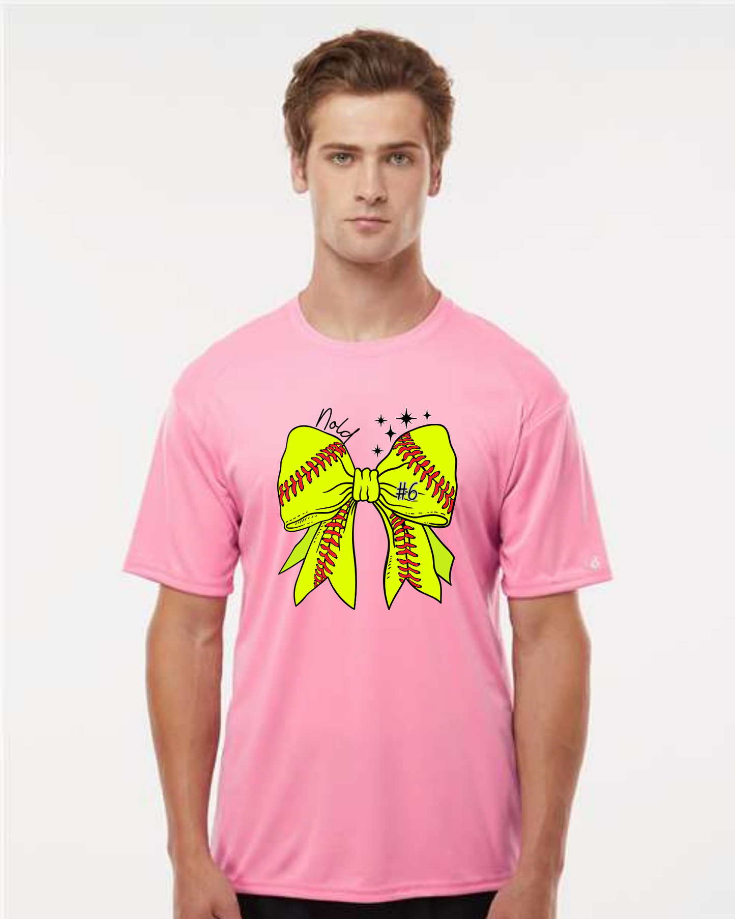 Softball Bow Name & Number