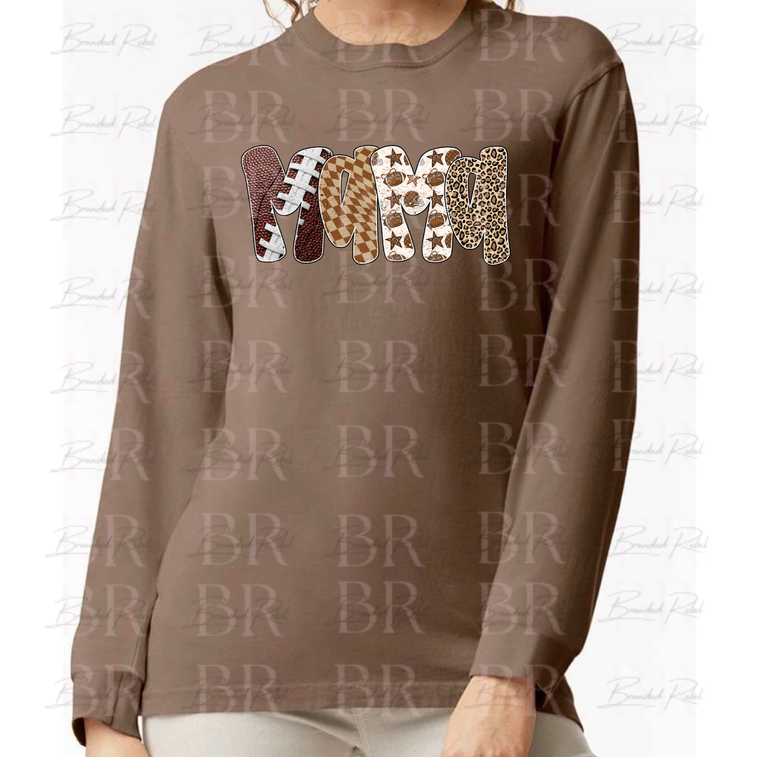 Mama Football Print