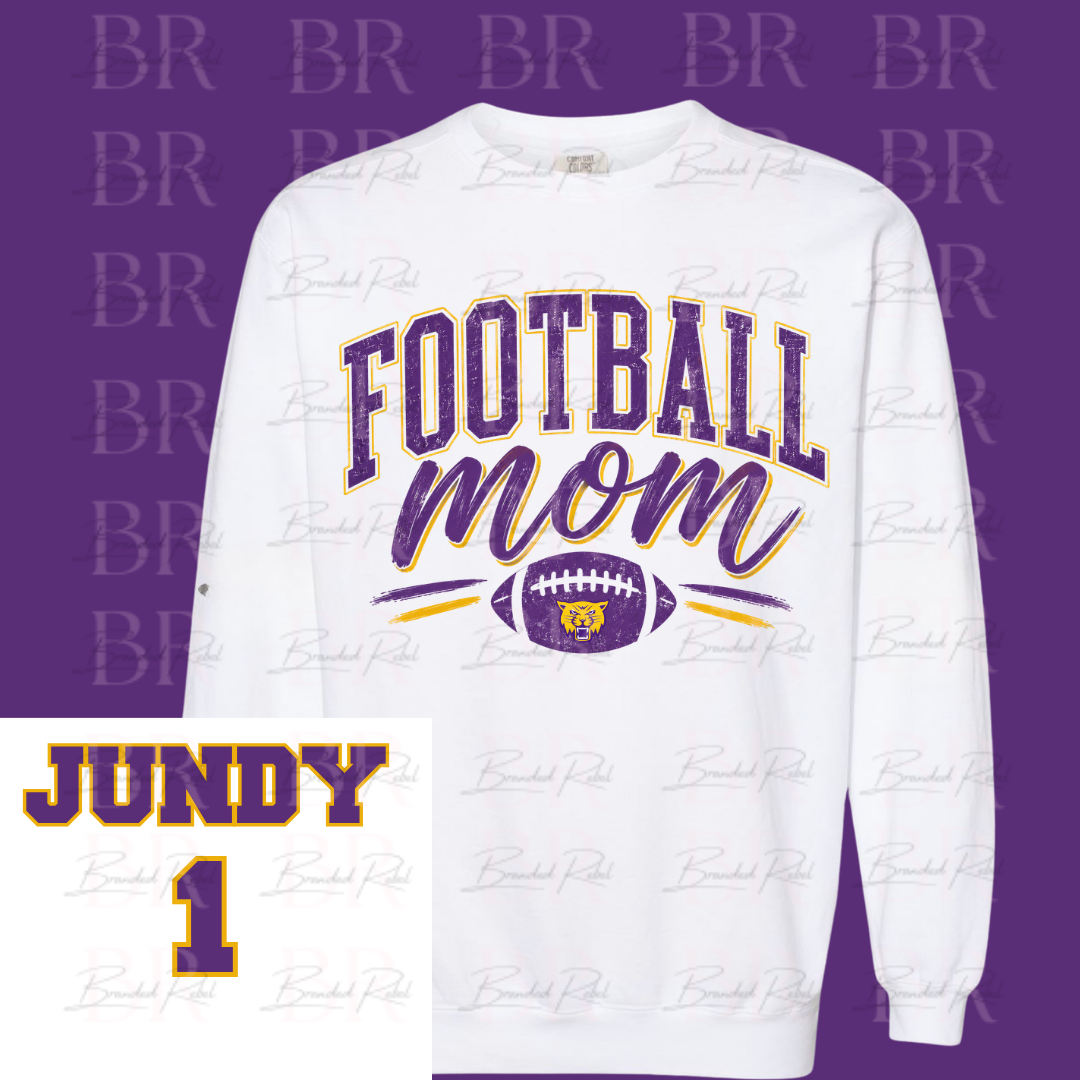 Football Mom & Number