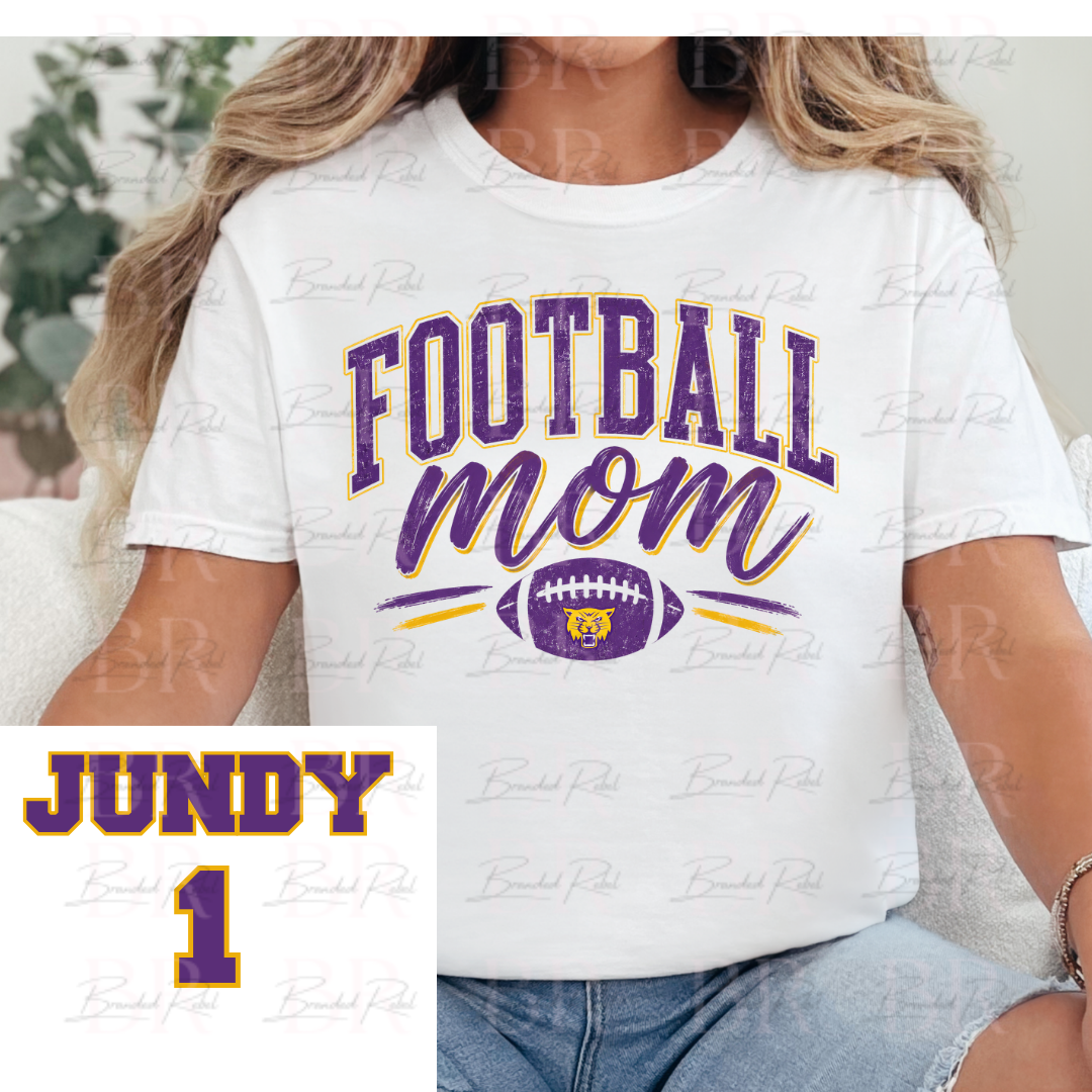Football Mom & Number