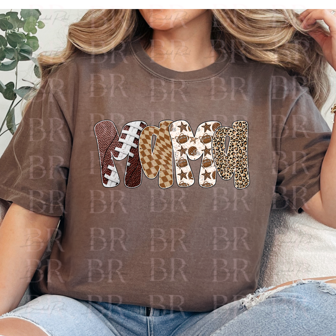 Mama Football Print