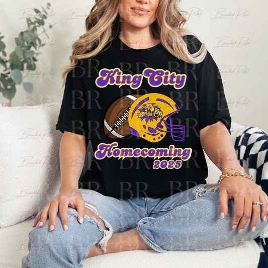 King City Homecoming Football & Helmet