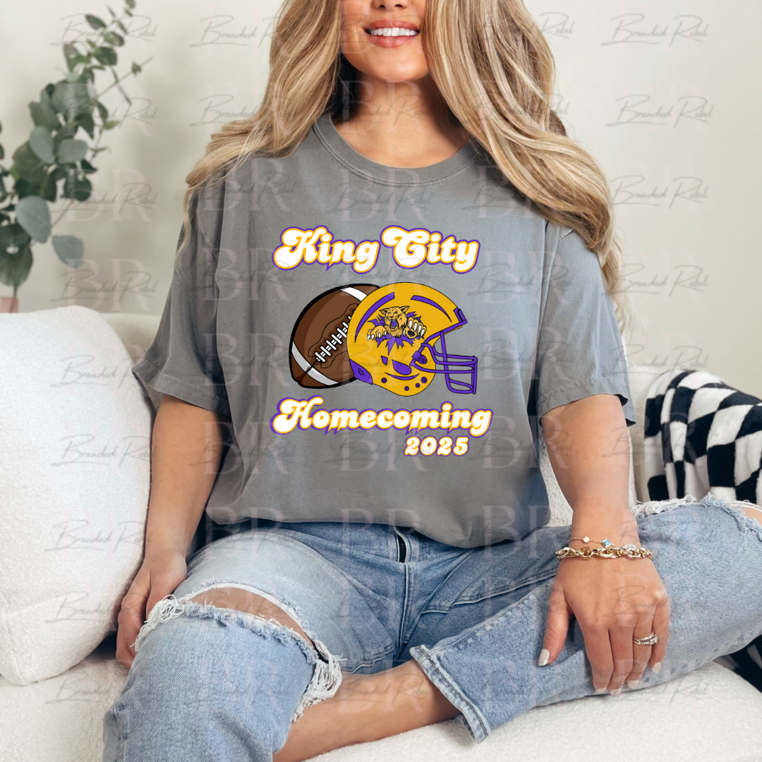 King City Homecoming Football & Helmet