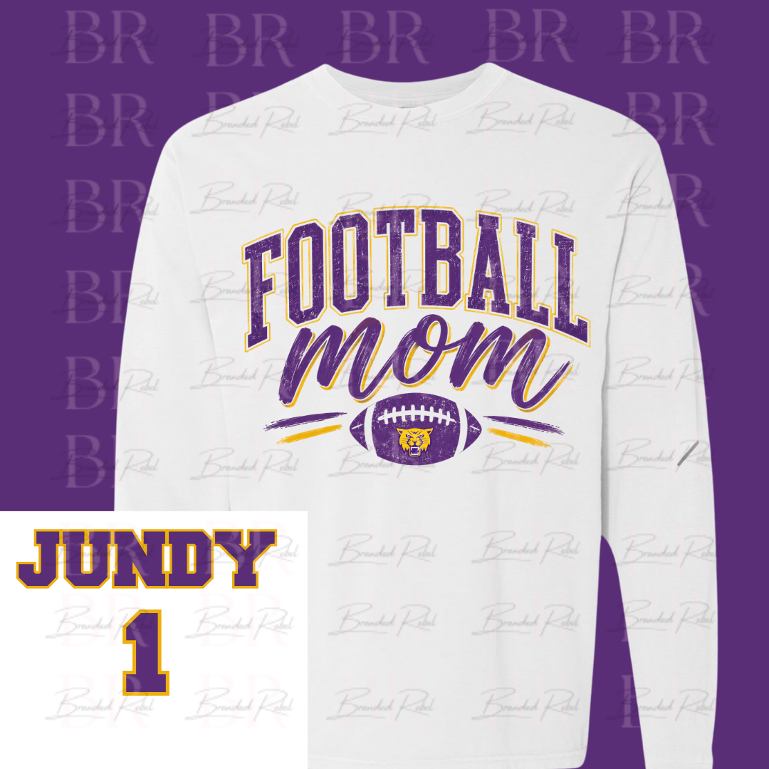 Football Mom & Number