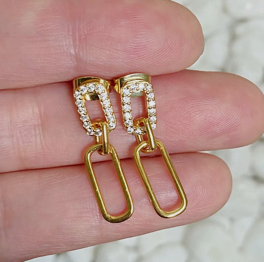 Ellison+Young Edge Dangle Earrings
