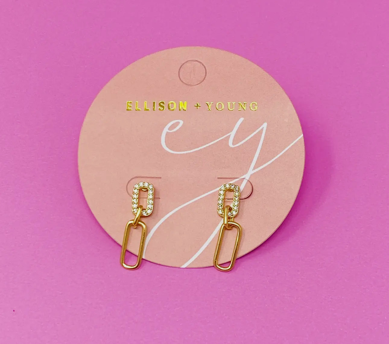 Ellison+Young Edge Dangle Earrings