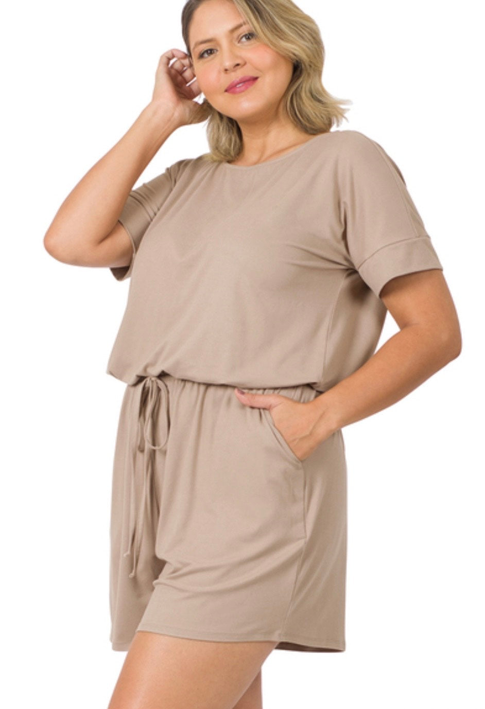 Ash Mocha Plus Romper