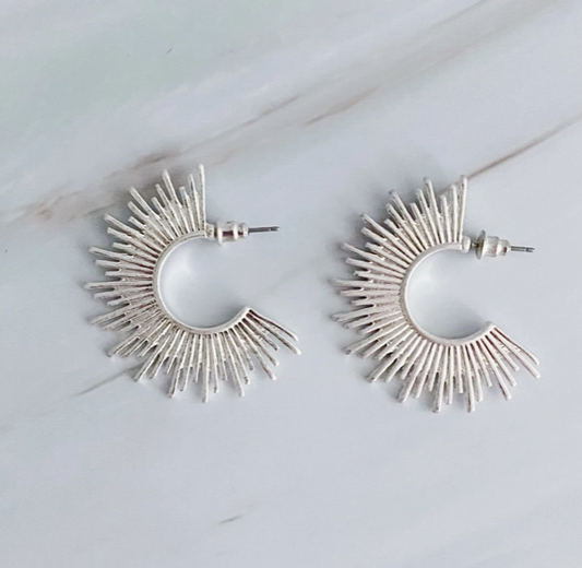 E+Y Pharoh Half Hoop Earrings