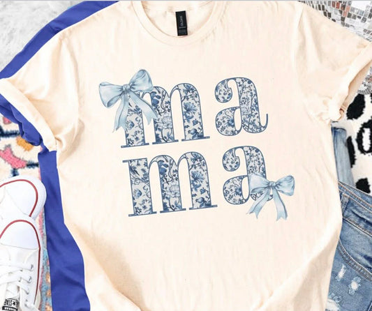 Mama Blue Floral